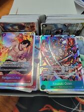 One Piece Card Lot/Packs - 48 Cards - 16 R/SR/SEC cards English picture