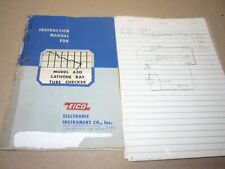 Vintage Eico Cathode Ray Tube Checker Model 630  MANUAL picture