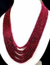 2/3/4/5/7 New 4mm Exquisite Red Ruby Gemstone Round Beads Jewelry Necklace Cab picture