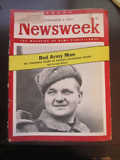 Newsweek Magazine November 1945 Red Army Man Russia's Mysterious Moves picture