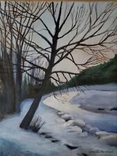 Winter painting (from Northern British Columbia) Study of Chiaroscuro  picture