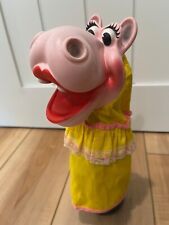 Vintage Rubber face Henrietta Hippo New Zoo Revue Hand Puppet picture