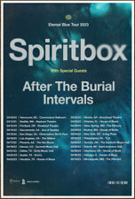 SPIRITBOX Eternal Blue Tour 2023 Ltd Ed New RARE Poster AFTER THE BURIAL Metal picture
