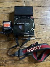 Sony Discman D5 Personal CD Players w/ Case and Battery Pack Plug Strap PARTS picture