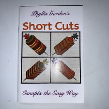 Phyllis Gordon’s Short Cuts Canapés the Easy Way Canapé Cutter Cookbook VTG NOS picture