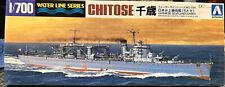 Aoshima Chitose Japanese Seaplane Carrier 1/700 Water Line Series Model Kit  picture