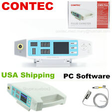 NEW spo2 PI PR Rechargeable / Mains Operated Desktop Pulse Oximeter Software USA picture
