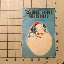 original 1938 whitman THE NIGHT BEFORE CHRISTMAS clement moore -elizabeth tedder picture