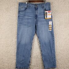 Wrangler Premium Jeans Relaxed Fit Flex Men's Size 38Wx30L Five Star Stretch NEW picture