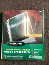 Wilson Jones Super Heavy Weight Sheet Protectors Acid Free 50 Count Boxes picture