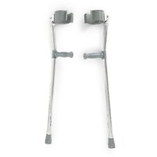 Mckesson Steel Adult Forearm Crutches 5' to 6' 2