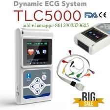 24 horas 12 Lead Dynamic ECG/EKG Holter Monitor Alalyzer Software TLC5000 picture