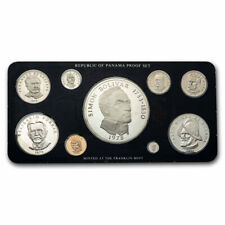 1975 Panama Silver 9-Coin Proof Set (no Box/COA) picture