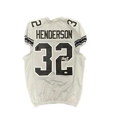 TREVEYON HENDERSON SIGNED GAME CUT OHIO STATE CUSTOM JERSEY BAS 3 picture