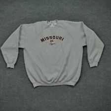 Vintage Mizzou Sweatshirt Adult XL Grey University Of Missouri Tigers 90s picture