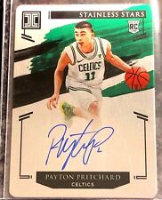 2020 Panini Impeccable - Payton Pritchard RC - ON CARD AUTOGRAPH - STAINLESS /99 picture