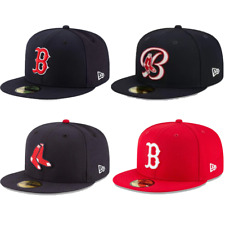 NEW Boston Red Sox Men's 59FIFTY 5950 Fitted Hat MLB Baseball Cap picture