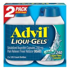 Advil Liqui-Gels Ibuprofen Pain Reliever Fever Reducer (NSAID) 240 Liquid Capsul picture