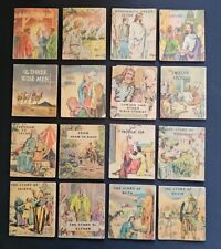 Vintage 1941 Samuel Lowe Company Lot of 16 Miniature Classic Bible Story Books picture