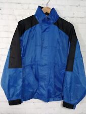 Vintage Marlboro Unlimited Full Zip Hooded Windbreaker Jacket (Size M) Blue picture