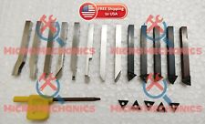 6MM HSS Lathe Form Tools + Indexable Tools With 10 Inserts EMCO UNIMAT MYFORD  picture