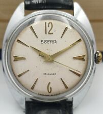 Vintage Original Wostok Vostok 2409 Mens Wrist Watch Soviet USSR Serviced picture