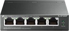 TP Link TL SF1005P 5 Port Fast Ethernet PoE Switch 4 PoE Ports 67W Desktop Plug  picture