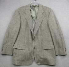 Vintage Brooks Brothers Blazer Jacket 43 Men's Sports Coat Wool Herringbone USA picture