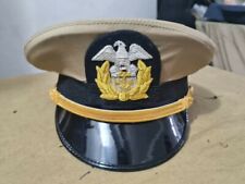 Merchant Marine CAP WITH HAND EMBROIDERED BULLION BADGE REPLICA picture