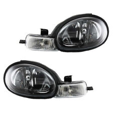 For Dodge Neon 2000 2001 2002 Headlight Assembly Driver and Passenger Side Pair picture