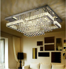 Rectangle Crystal Light LED ceiling lamp modern minimalist living room bedroom picture