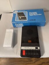 Realistic CTR-55 Portable Cassette Tape Player Recorder with Box Works Tested picture