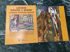 DUNGEON MASTERS SCREEN #9024 Advanced Dungeons Dragons Guide D&D TSR 1981  picture
