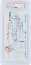 Roy White New York Yankees Signed Check from September 30, 1977 - PSA 84943235 picture