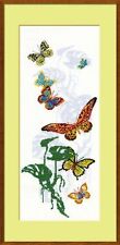   RIOLIS 903  EXOTIC  BUTTERFLIES  Counted cross stitch kit   picture