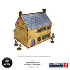 Pre-Painted WW2 Normandy Townhouse 2 Terrain Bolt Action Warlord Games picture