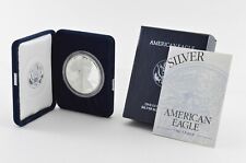 1994 American Silver Eagle - Proof - 1 Oz. Silver Bullion Velvet Box & COA KEY picture