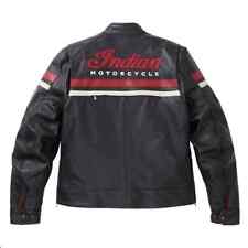New Men's Indian Motorcycle Black New Style genuine Cowhide Leather Biker Jacket picture