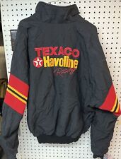 1990s NASCAR VTG Jacket #28 Texaco Havoline Racing Men’s Large Lined Ernie Irvan picture