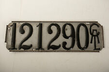Early 1913 California License Plate (E3R) 121290 CAL Tag (JSF6) Metal Mount 14x4 picture