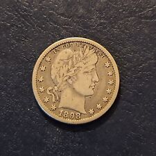 1898-O Barber Silver Quarter VF Very Fine Coin picture
