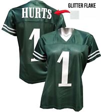 Custom Womens Blinged Football Green Jersey,Jalen Hurts, ANY NAME,NUMBER picture