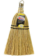 CORN WHISK Hand BROOM yellow straw Fibers Classic valet shop car QUICKIE #405 picture