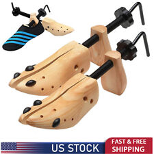 2024 One Pair 2-way Wooden Adjustable Shoe Stretcher for Men Women Size 9-13 picture