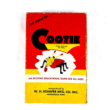 Vintage Game of Cootie 1949 W.H. Schaper Mfg Original Box Read picture