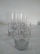 8 Libbey Heavy Base Clear Drinking Glasses  picture