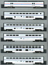 Kato N Scale ~ New 2024 ~ Amtrak Superliner Phase VI ~ 6 Pc ~ Bookcase ~ 10-1789 picture