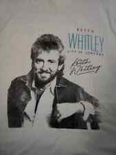 Vintage Live In Concert Keith Whitley Shirt Classic White Unisex Men S-4XL CC738 picture