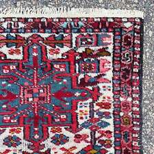 Vintage Rug 2' x 6' 3 White Hand Knotted Oriental Rug Runner picture