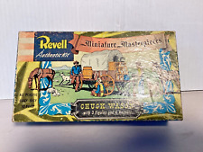 Vintage Revell Miniature Masterpieces Chuck Wagon H-507model kit sealed contents picture
